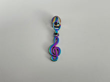 Load image into Gallery viewer, Treble Clef Zipper Pull - No.5