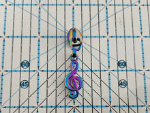 Load image into Gallery viewer, Treble Clef Zipper Pull - No.5
