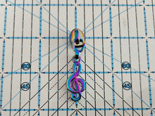 Load image into Gallery viewer, Treble Clef Zipper Pull - No.5