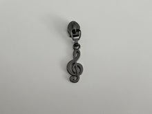 Load image into Gallery viewer, Treble Clef Zipper Pull - No.5