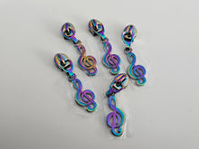 Load image into Gallery viewer, Treble Clef Zipper Pull - No.5