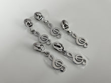Load image into Gallery viewer, Treble Clef Zipper Pull - No.5