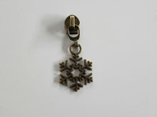 Load image into Gallery viewer, Snowflake Zipper Pull - No.5
