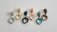 Load image into Gallery viewer, Heart Zipper Pull - No.5