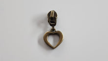 Load image into Gallery viewer, Heart Zipper Pull - No.5