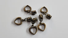 Load image into Gallery viewer, Heart Zipper Pull - No.5