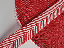 Load image into Gallery viewer, 1.5 Inch Jacquard Chevron Webbing - Cotton/Polyester Blend