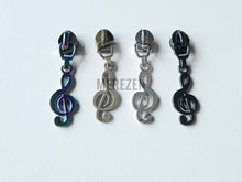 Load image into Gallery viewer, Treble Clef Zipper Pull - No.5