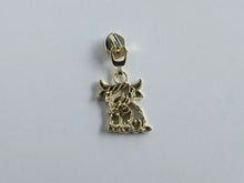Load image into Gallery viewer, Highland Cow Zipper Pull - No.5
