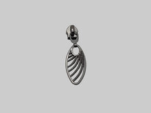 Load image into Gallery viewer, Feather Fan Zipper Pull - No.5