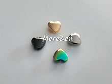 Load image into Gallery viewer, Heart Chicago Screws (3mm stem with a 6mm screw) - 8 pack