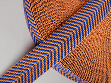 Load image into Gallery viewer, 1.5 Inch Jacquard Chevron Webbing - Cotton/Polyester Blend