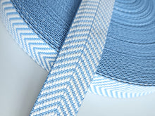 Load image into Gallery viewer, 1.5 Inch Jacquard Chevron Webbing - Cotton/Polyester Blend