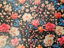 Load image into Gallery viewer, Pop of Black Floral Printed Vinyl