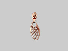 Load image into Gallery viewer, Feather Fan Zipper Pull - No.5