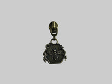 Load image into Gallery viewer, OBS Bee Floral Zipper Pull - No.5