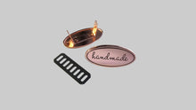 Load image into Gallery viewer, Handmade Oval Bag Label