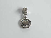 Load image into Gallery viewer, Circle Heart Zipper Pull - No.5