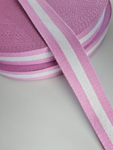 Load image into Gallery viewer, 1.5 Inch Jacquard Stripe Webbing - Cotton/Polyester Blend