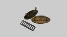 Load image into Gallery viewer, Handmade Oval Bag Label