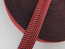 Load image into Gallery viewer, 1.5 Inch Jacquard Chevron Webbing - Cotton/Polyester Blend