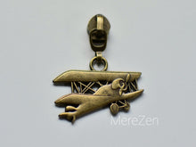 Load image into Gallery viewer, Bi - plane Zipper Pull - No.5
