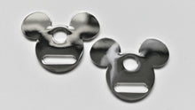 Load image into Gallery viewer, Mouse Head 1 Inch (25mm) Strap Connectors - 2 pack