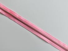 Load image into Gallery viewer, Pink Lemonade Zipper tape with Rose Gold Teeth - No.5