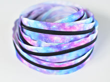 Load image into Gallery viewer, Galaxy Zipper Tape with Black Teeth - No. 5