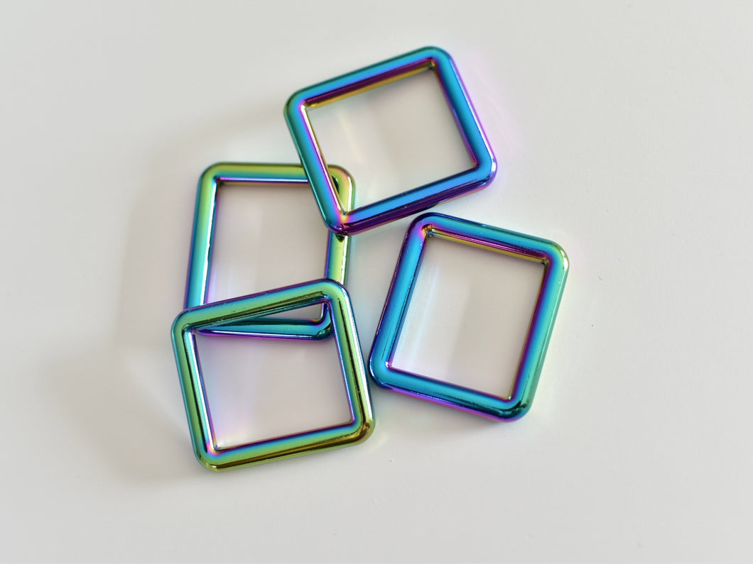 Rectangle Rings - 1 Inch 4.5mm thick - 4 pack