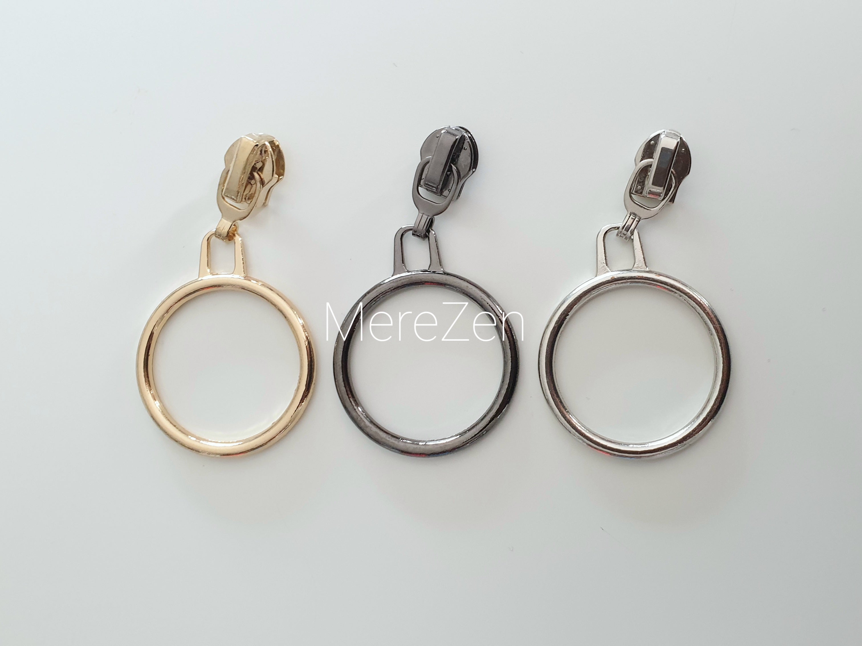 Large O Ring Zipper Pull No.5 MereZen
