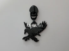Load image into Gallery viewer, Raven Zipper Pull - No.5