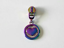 Load image into Gallery viewer, Circle Heart Zipper Pull - No.5