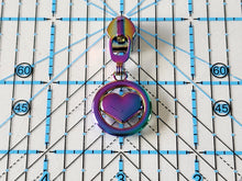 Load image into Gallery viewer, Circle Heart Zipper Pull - No.5