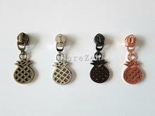Load image into Gallery viewer, Pineapple Zipper Pull - No.5