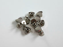 Load image into Gallery viewer, Heart Chicago Screws (3mm stem with a 6mm screw) - 8 pack