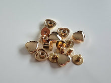 Load image into Gallery viewer, Heart Chicago Screws (3mm stem with a 6mm screw) - 8 pack