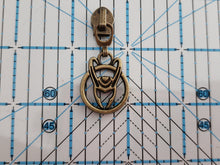 Load image into Gallery viewer, Horn Helmet Zipper Pull - No.5