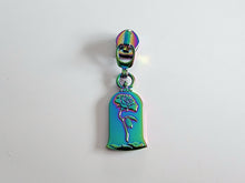 Load image into Gallery viewer, Rose Glass Zipper Pull - No.5