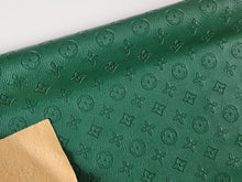 Load image into Gallery viewer, Litchi Embossed Stars & Flowers Vinyl