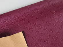 Load image into Gallery viewer, Litchi Embossed Stars & Flowers Vinyl