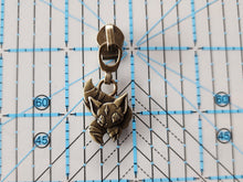 Load image into Gallery viewer, Two Tailed Fox Zipper Pull - No.5