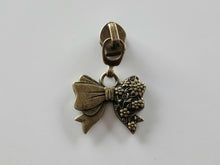 Load image into Gallery viewer, Floral Bow Zipper Pull - No.5