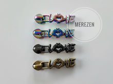 Load image into Gallery viewer, Love Zipper Pull - No.5