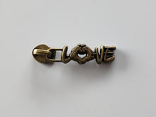 Load image into Gallery viewer, Love Zipper Pull - No.5
