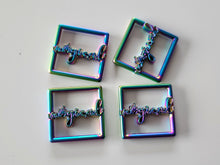 Load image into Gallery viewer, Magical Rectangle Rings - 1 Inch 3mm thick - 4 pack
