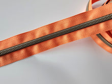 Load image into Gallery viewer, Apricot Zipper Tape with Antique Bronze teeth - No. 5