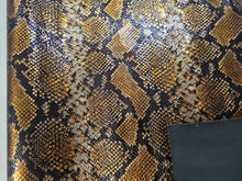 Load image into Gallery viewer, Snake Skin Gold Foil Vinyl
