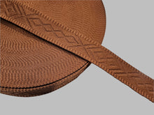 Load image into Gallery viewer, 1.5 Inch Diamonds and Knots Weave Webbing - Cotton/Polyester Blend
