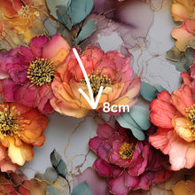 Load image into Gallery viewer, Preorder - Coral Peonies MereLux Bonded Poly/Nylon
